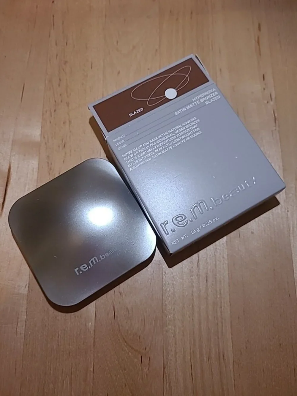 r.e.m. Beauty Hypernova Satin Matte Bronzer BLAZED Full Size 0.35 Oz New REM